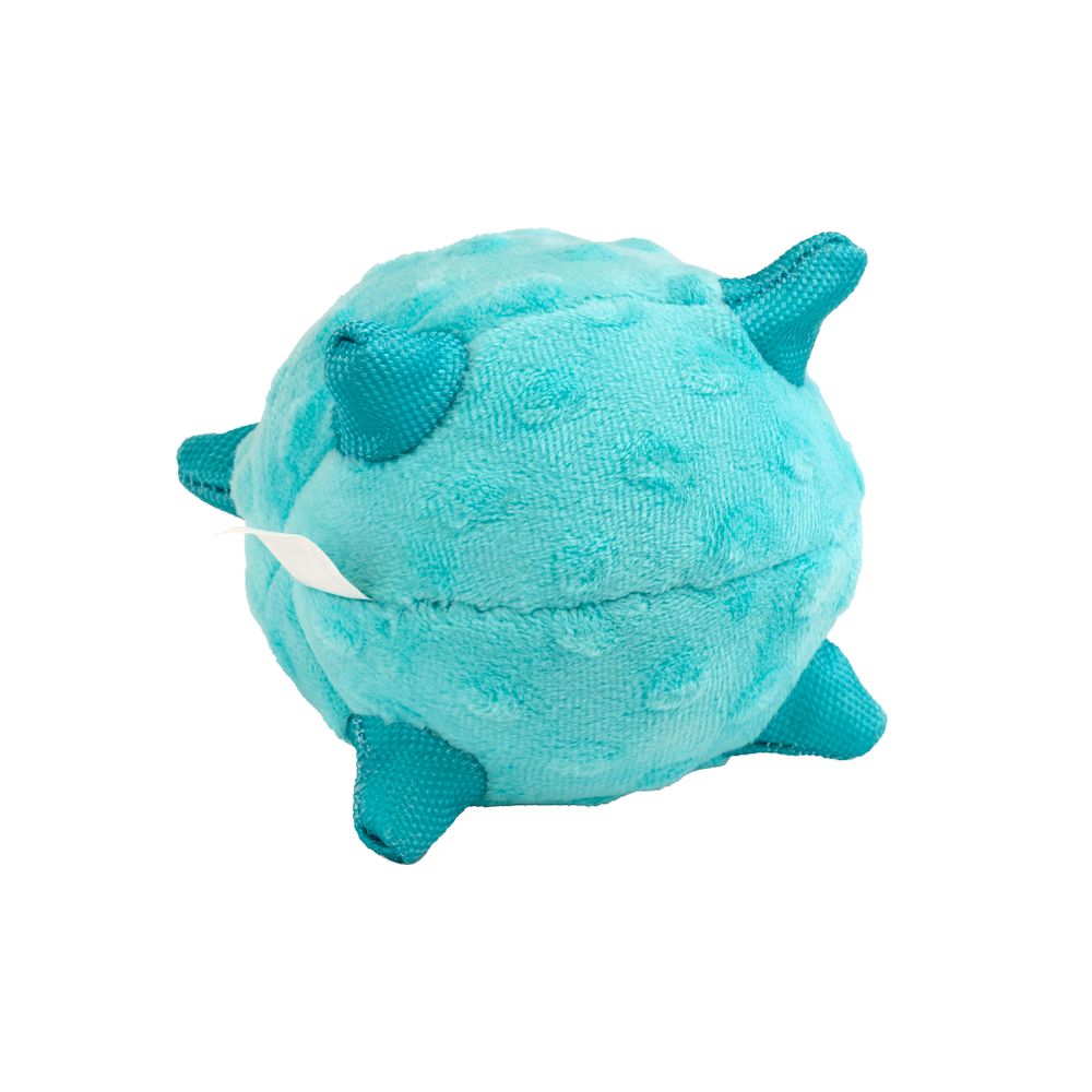 Сенсорный плюшевый мяч Playology PUPPY SENSORY BALL 11 см для щенков мелких и средних пород 8-16 недель с ароматом арахиса, цвет голубой Сенсорный плюшевый мяч Playology PUPPY SENSORY BALL 11 см для щенков мелких и средних пород 8-16 недель с ароматом арахиса, цвет голубой