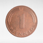 Germany, 1 Pfennig, 1979, (Stuttgart Mint - "F"), VF