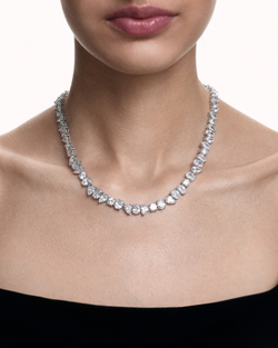 Колье теннисное Larme white