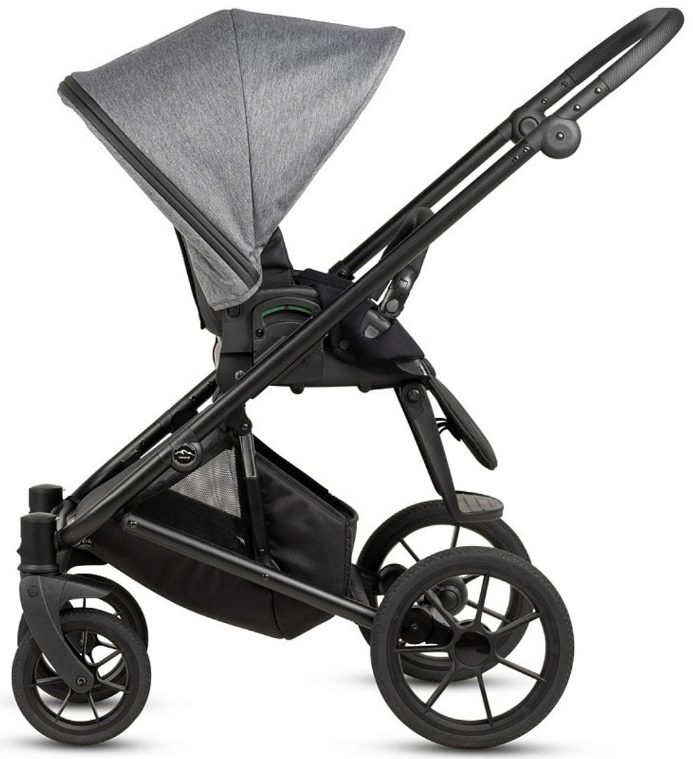 Детская коляска Noordi Aqua V2 4 в 1 с автокреслом Terra Edusky Black и базой 1482633 Dark Grey