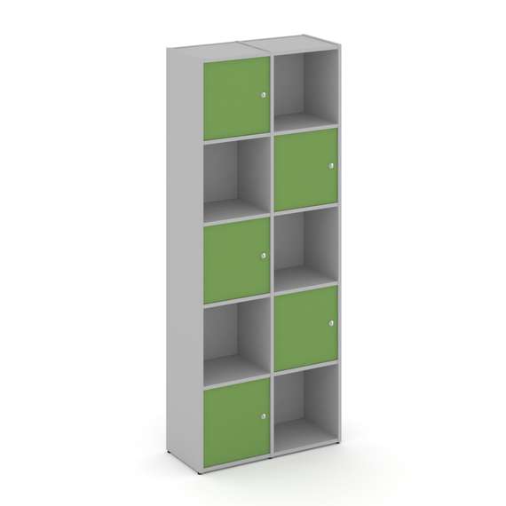 Locker plus Комплект №8 LK.K-008 Серый/Зеленый 798*350*1983