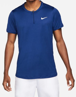 Мужское теннисное поло Nike Men's Court Dri-Fit Advantage Polo - небесный