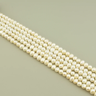 Нитка Жемчуг 38 см. 8 мм. (Без замка)