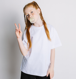 Футболка оверсайз "Белая" 7+