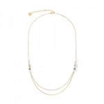 Колье Coeur de Lion Gold-Blue 5064/10-0716 цвет синий, золотой