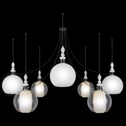 Подвесная люстра 33 идеи M66TW PND182.07.17CH.003BL-M66TW