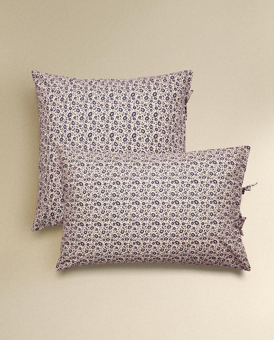 ZARA HOME ДЕТСКАЯ НАВОЛОЧКА С ЦВЕТОЧНЫМ УЗОРОМ, РАЗНОЦВЕТНЫЙ