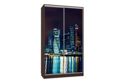 Шкаф-купе "Рио-7 600 Город" (венге), ЛДСП 16 мм, Мебельсон