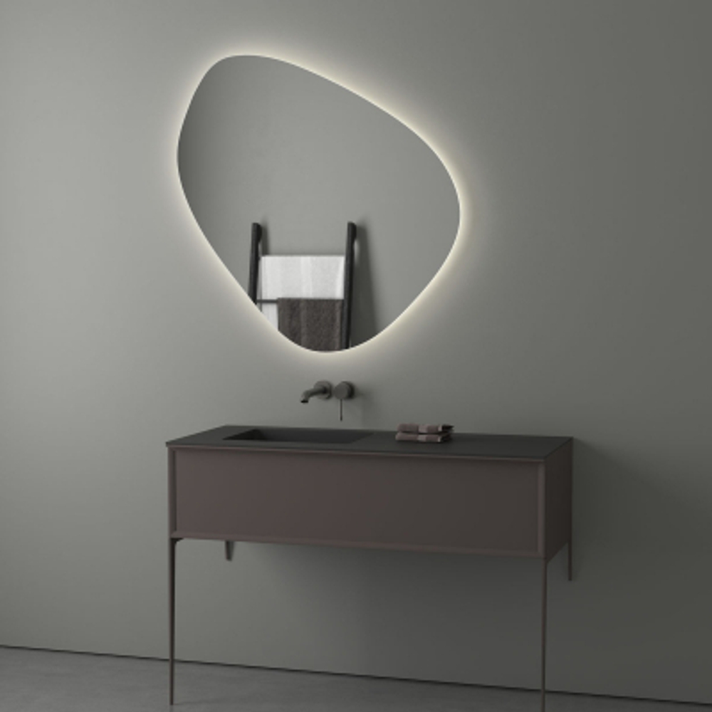 Зеркало Evoform с LED-подсветкой 28 W 100х100 см Без выключателя Нейтральный белый свет
