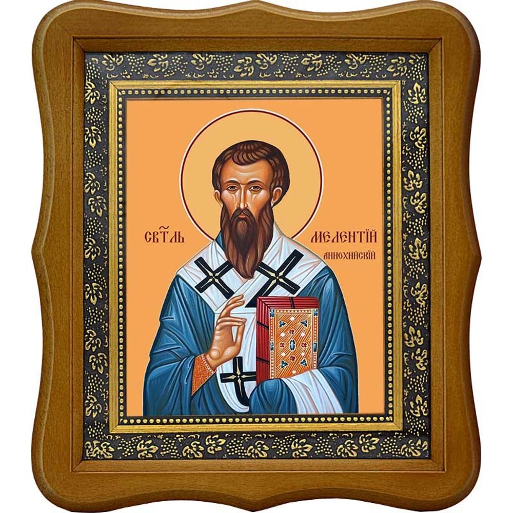 Мелетий, архиепископ Антиохийский, святитель. Икона на холсте.