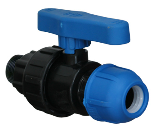 Кран шаровый ПНД НР 32*1"