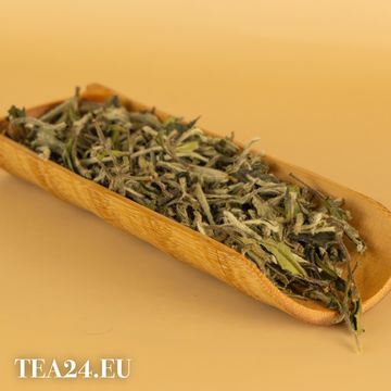 Herbata Bai Mudan Gaoshan Huaxiang z wioski Dagang (biała piwonia)