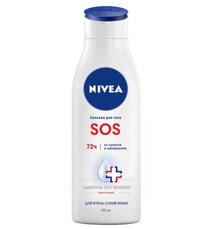 Nivea восстанавливающий sos бальзам для тела 250 мл. *6*12*