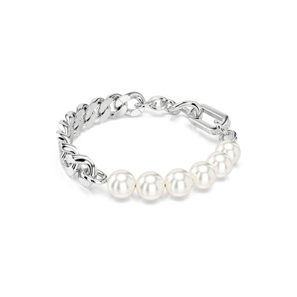 DEXTERA:BRACELET PEARL WHI/RHS M