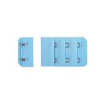 Застежки для бюстгальтера текстильные 2х3, 32 мм, 50 шт, голубой/blue, Blitz ZBB-32T