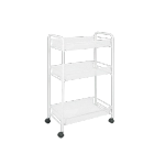 Этажерка 3х-секционная «Ладья 2 К», цвет белый, 44*25*75,5см