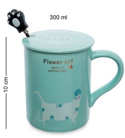 MUG-273/2 Кружка «Цветочный кот»