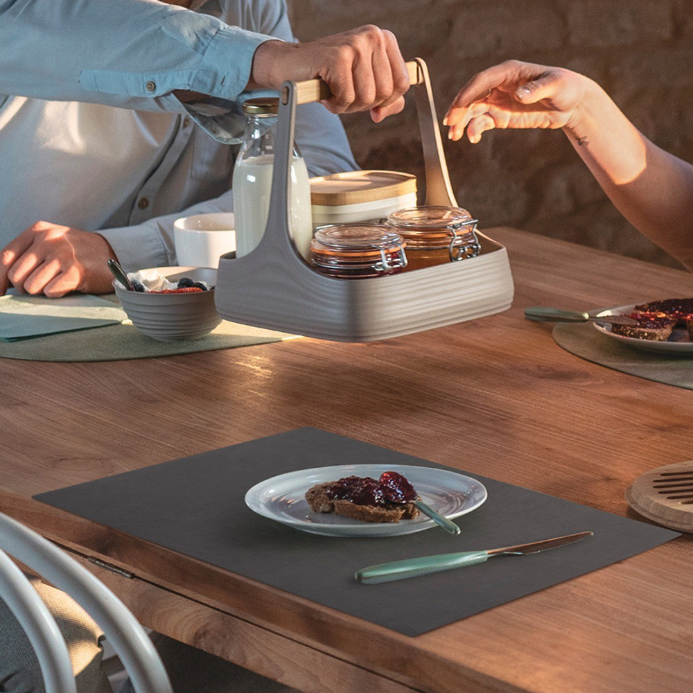 Салфетка подстановочная двухсторонняя Guzzini Nature бежево-розовая