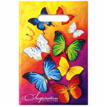 Пакет 20*30см 30мкм с вырубной неусиленной ручкой "Вдохновенье" (100шт)