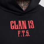 Худи Clan 13 Rebel Spirit, черный