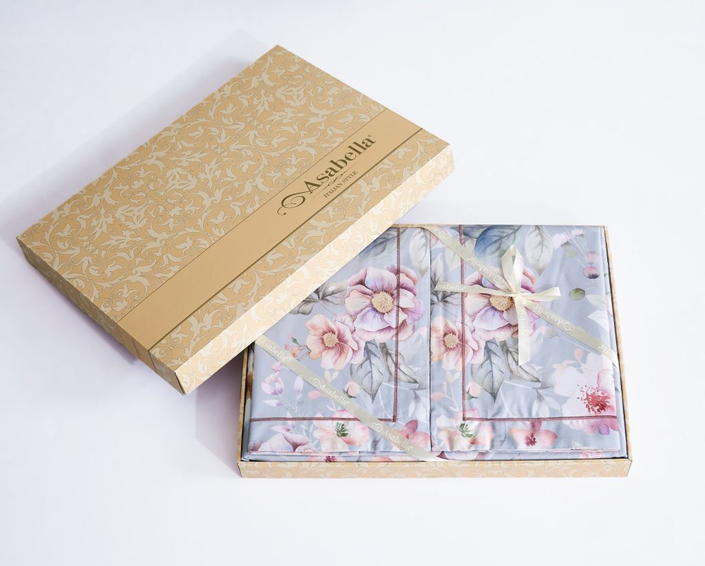 Постельное белье 2 спальное евро Asabella 2056-6