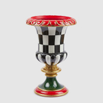 Ваза на ножке в клетку 41 см