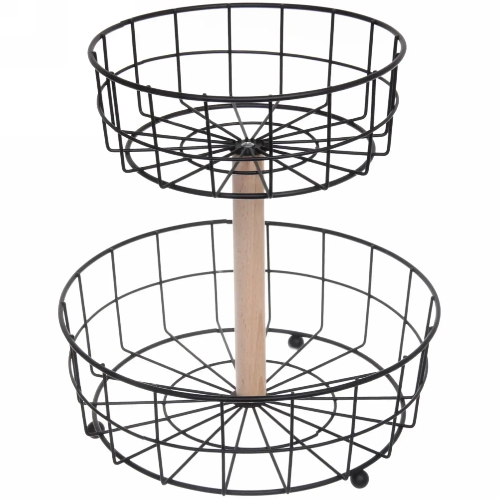 Фруктовница «Brownie» 2 яруса 28*30см