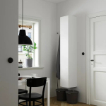 Высокий шкаф с дверцами - IKEA ENHET, белый, 30х32х180 см, ЭНХЕТ ИКЕА