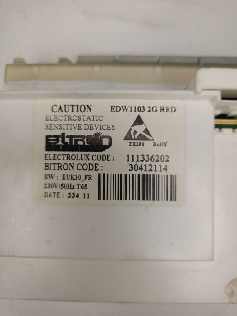 4 Модуль индикации посудомоечной машины Electrolux 30412114 б/у