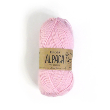 Пряжа Drops Alpaca uni colour 3140 light pink