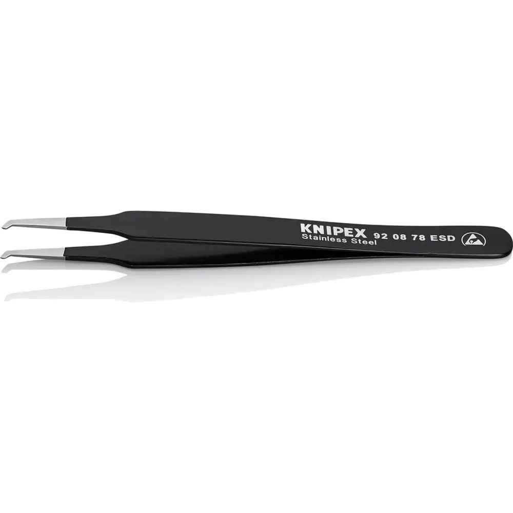 Пинцет для прецизионных работ, антистатический 120 мм Knipex 92 08 78 ESD