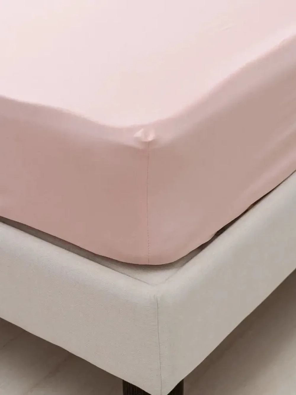 YERRNA простыня 180*200см на резинке розовый