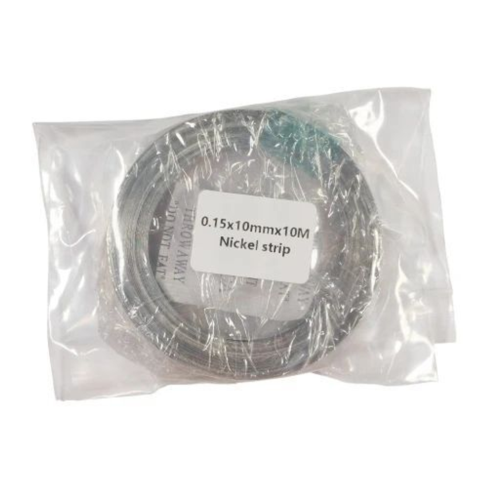 Никелированная лента для сварки и пайки аккумуляторов 0.15*10мм (10 метров)