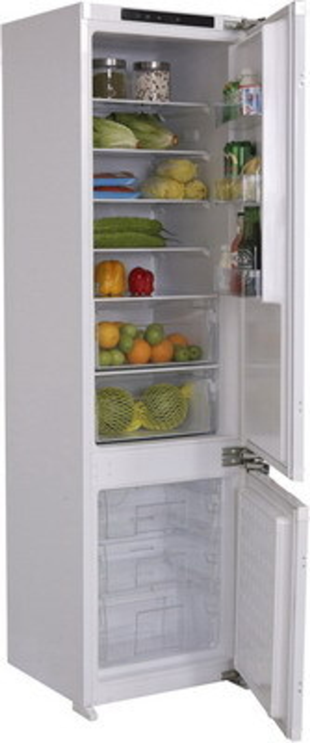 Встраиваемый двухкамерный холодильник Ascoli ADRF310WEBI