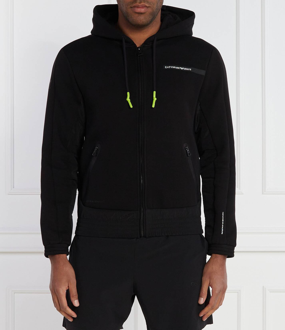 Худи EA7 - черный(3DPM19 PJUXZ)