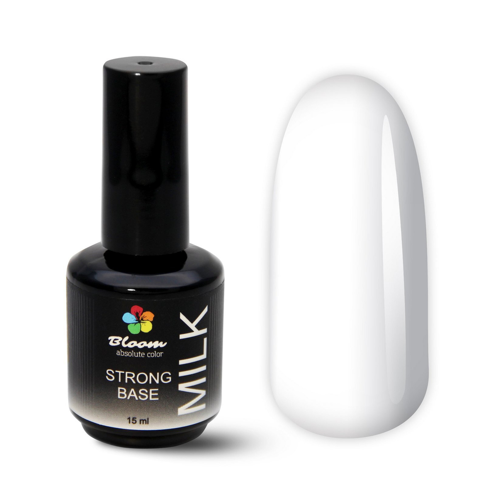 Bloom Strong base Milk - База жесткая молочная, 15 мл