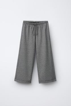 ZARA ЖАККАРДОВЫЕ БРЮКИ, СЕРЫЙ