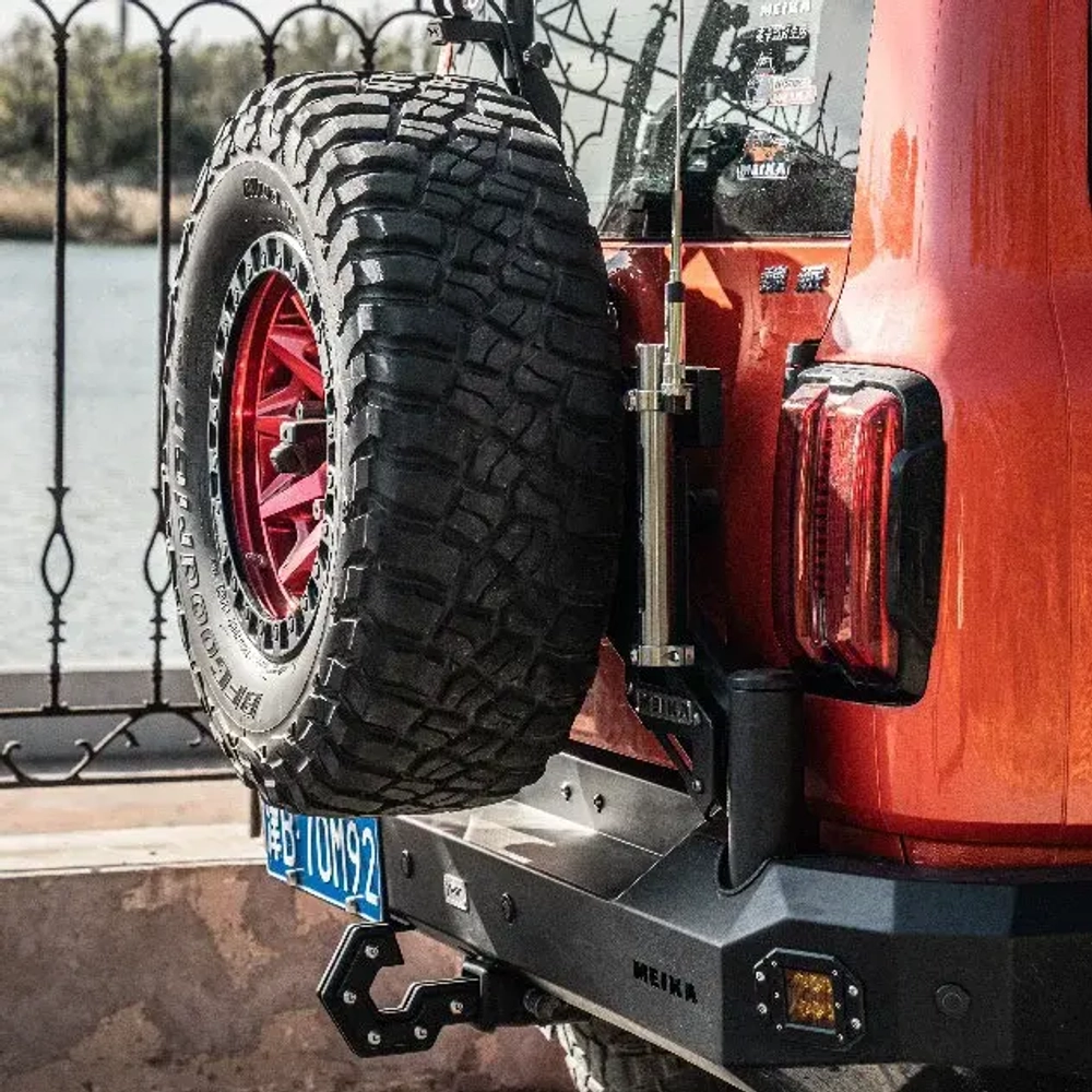 Силовой задний бампер MEIKA Tank 300 2021+ Танк дуга лебедка 2 фонаря свет