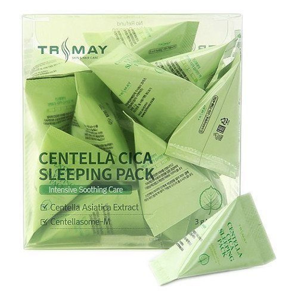 Маска для лица ночная с центеллой TRIMAY Centella Cica Sleeping Pack 3 гр