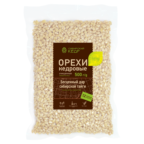 Ядро кедрового ореха / 500 г / калибр 900 / Сибирский кедр