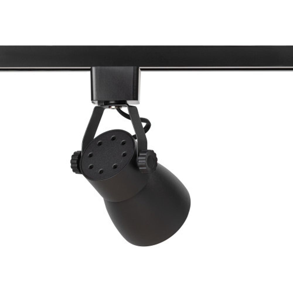 Трековый светильник однофазный ЭРА TR38-GU10 BK под лампу MR16 черный