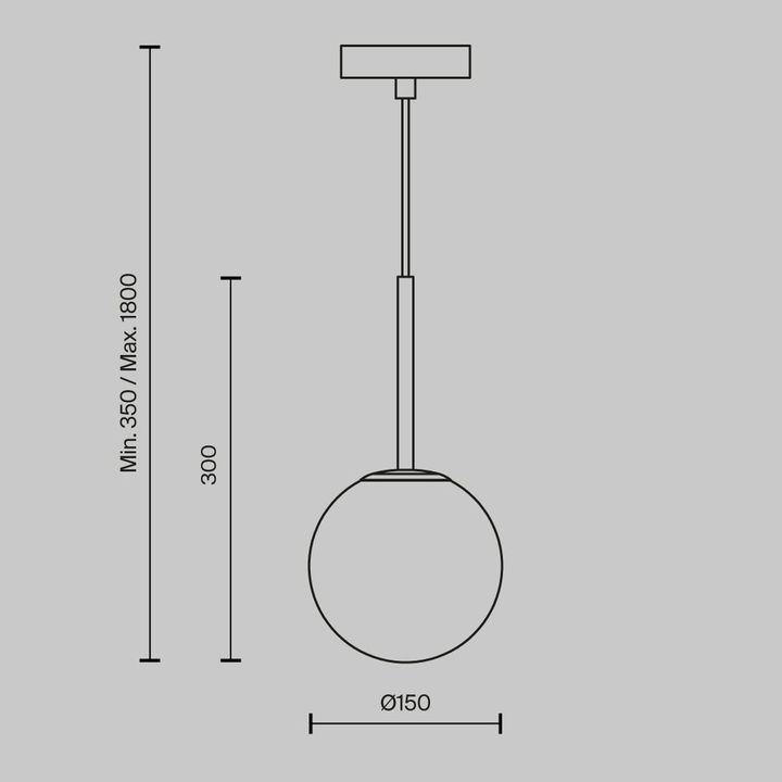Подвесной светильник Maytoni Basic form MOD321PL-01G1