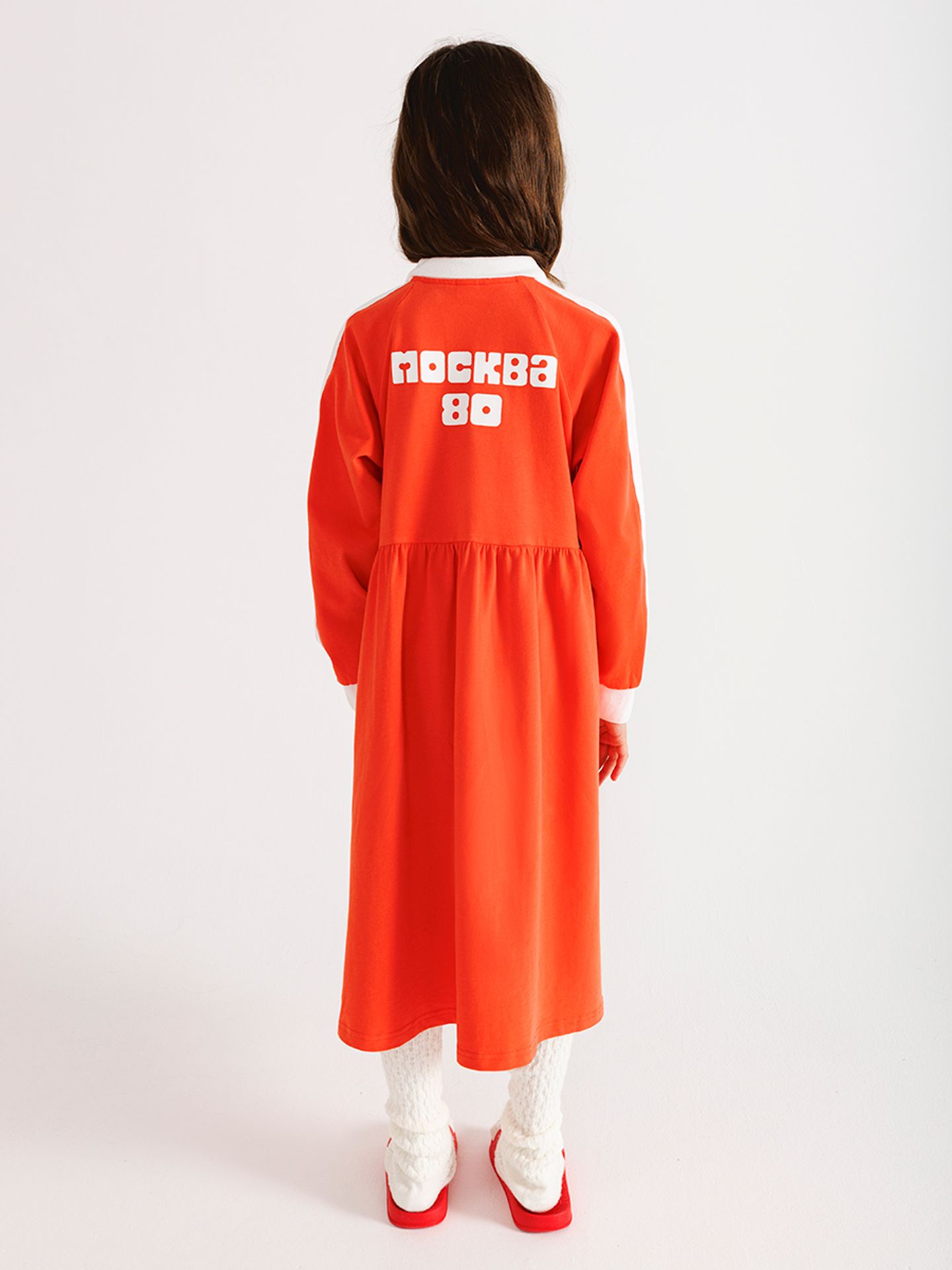 Платье коралловое "Спорт и мода"