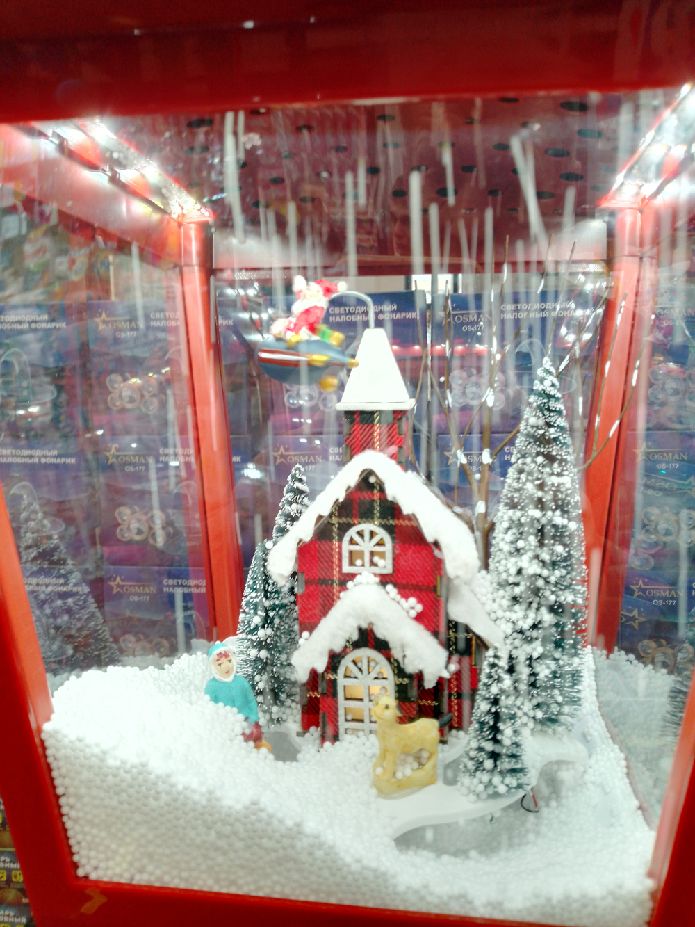 Рождественские уличные , музыкальные , снежные фонари 190 см