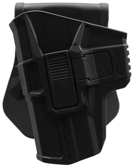 Кобура поворотная с кнопкой для Glock 9 мм (левша)