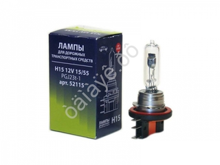 Автолампа H15 12V 15/55W (PGJ23t-1) Маяк Standard #52115