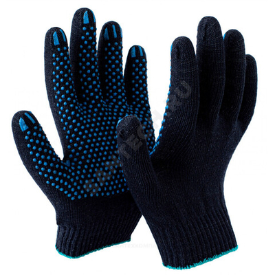 Перчатки (пара) утепленные из смесовой пряжи ПВХ покрытие 7класс ПЕР07.08