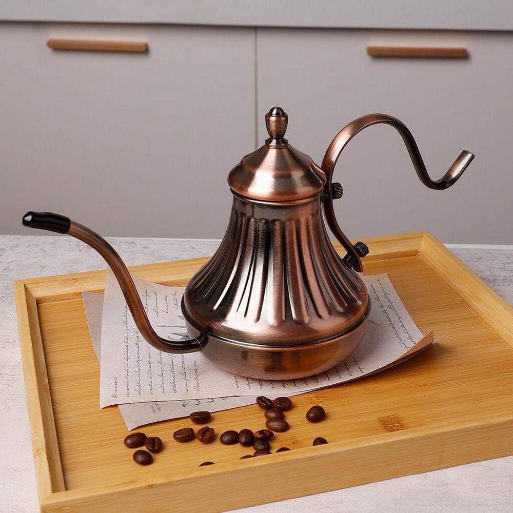 Кофейник 650 мл Бариста Antique цвет антик нерж. P.L. Barbossa