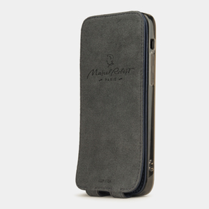 Чехол для iPhone 12/12Pro из кожи теленка, цвета индиго