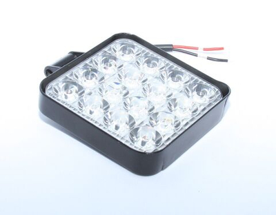 Фара светодиодная 12-24v (80мм х 80мм)